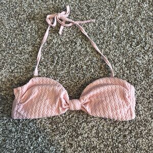 No Boundaries Pink Bikini Top